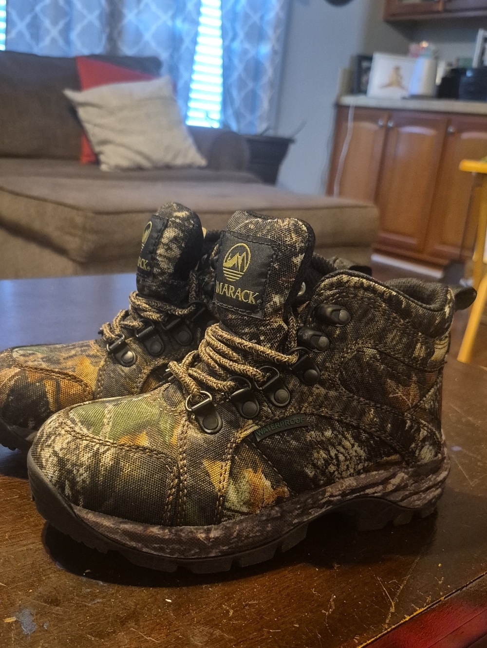 Tamarack Unisex Kids CWY-7704C Camo Lace Up Hiking Boots Size 1